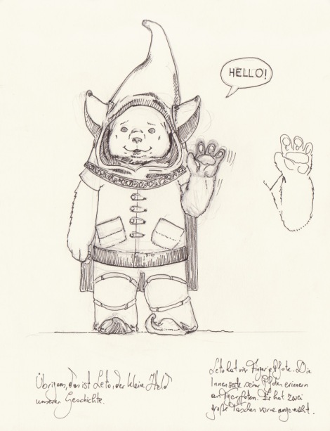 kobold illustration for a fairytale by John E. Brito